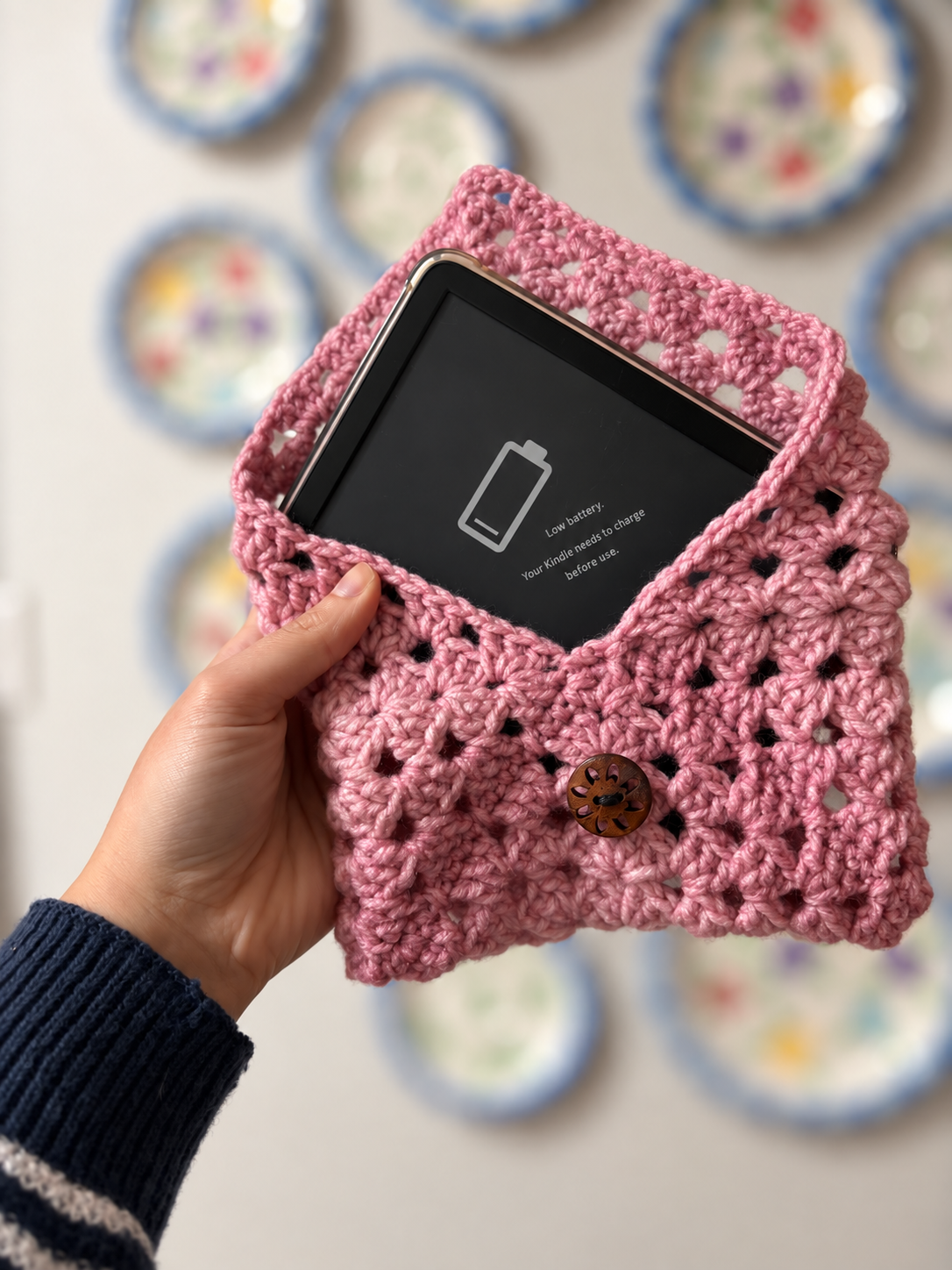 Crochet Kindle Case